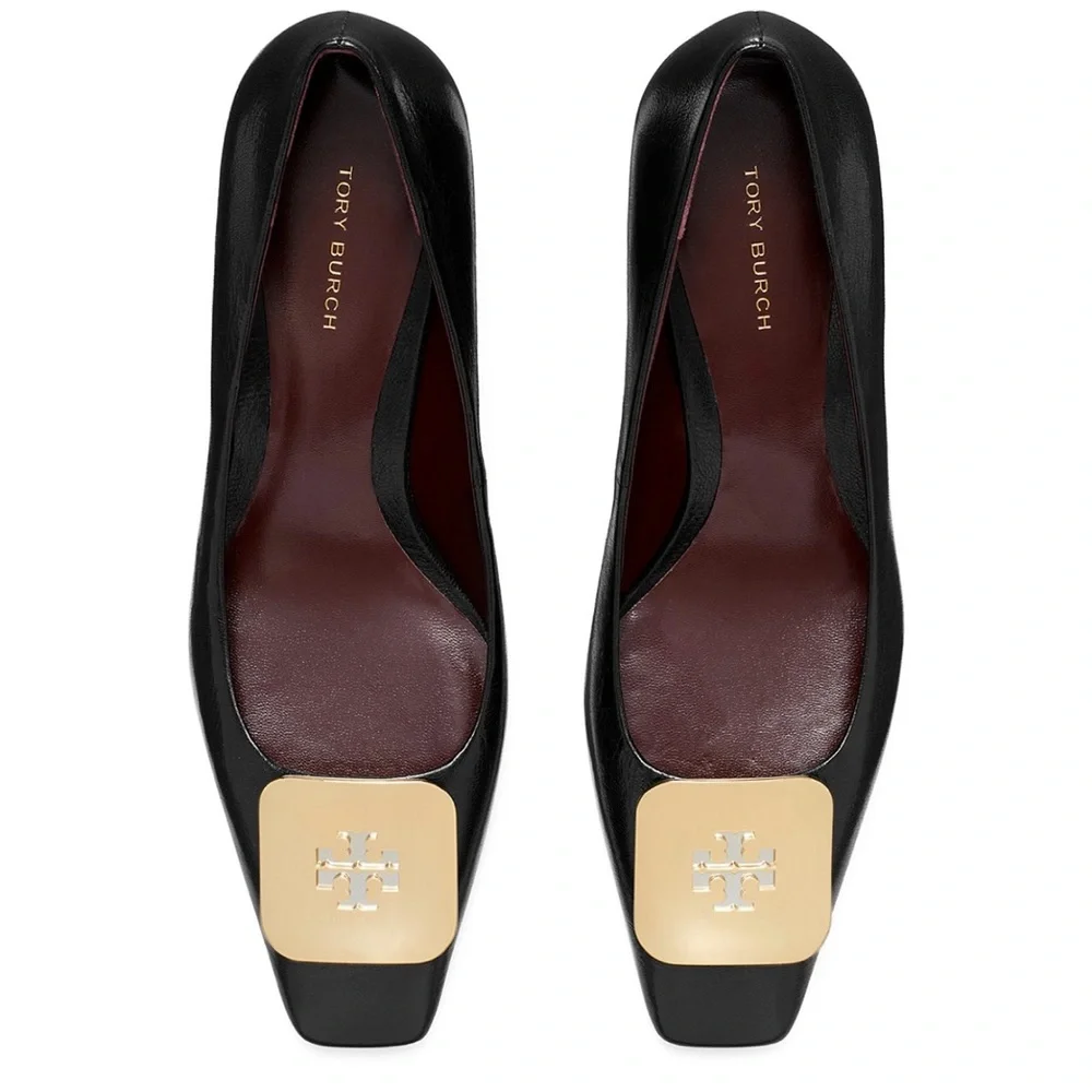 Tory Burch Georgia Wedge Pumps - Picture 12 of 15